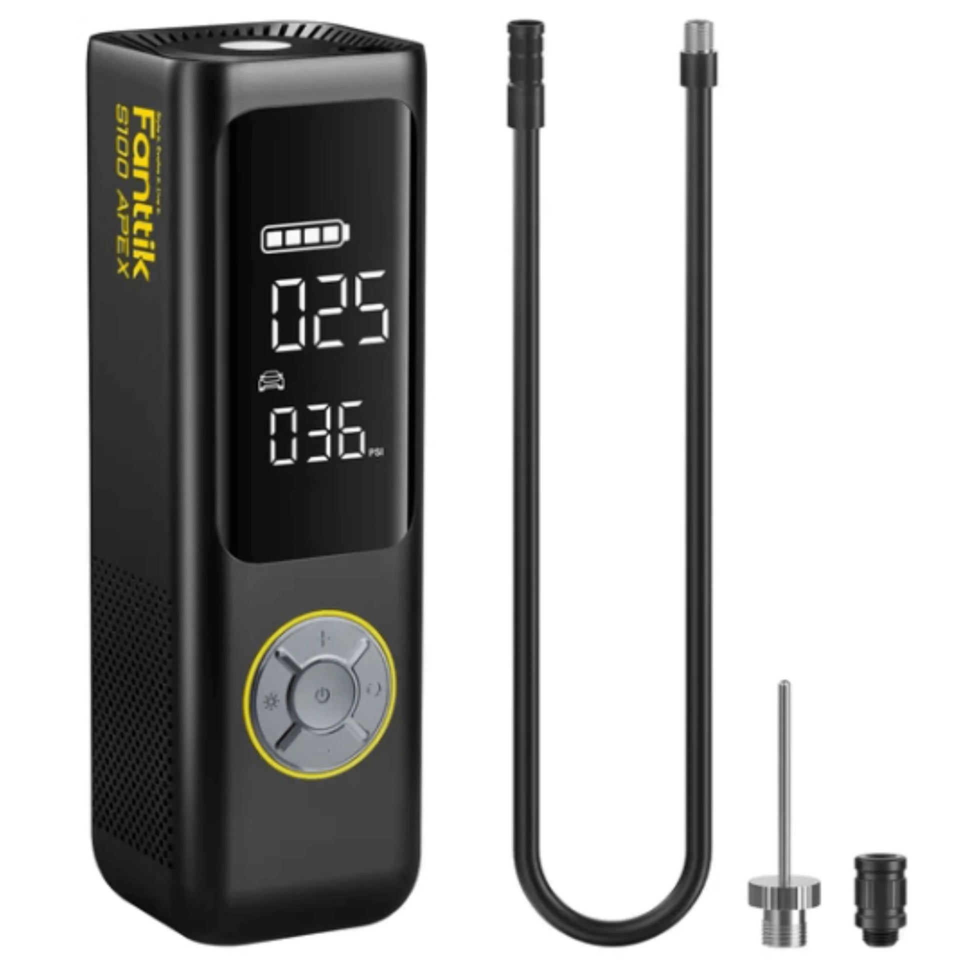 Rev Up Your Ride with the Refurbished Fanttik S100 APEX Portable Air Pump and Tire Inflator