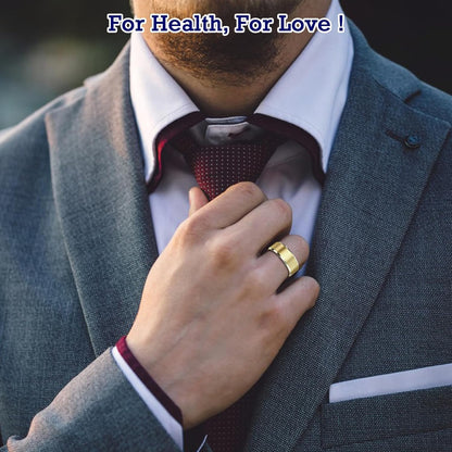 Revolutionary Light Gold Smart Ring Health Tracker - Waterproof Fitness Ring with Heart Rate Monitoring, Sleep Insights, and Air Gesture Control for iOS & Android (Size #12)