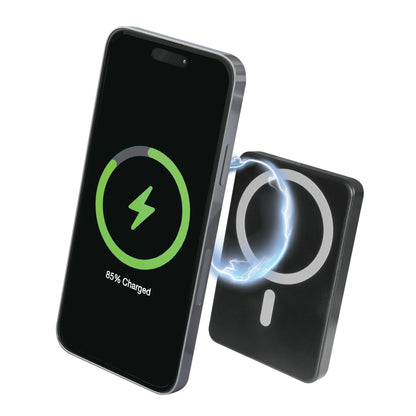 Introducing the Xyst 5000mAh MagSafe Magnetic Wireless Power Bank - Your Ultimate On-the-Go Charging Solution!