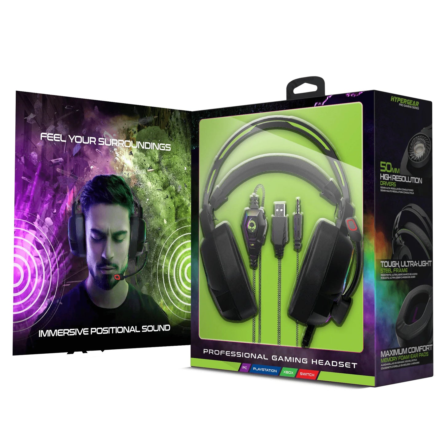 Unleash Your Gaming Potential with the Hypergear Soundrecon Xtreme Pro Multiplatform Gaming Headset
